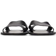 Kenzo Black Opanka Flat Sandals
