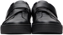 Kenzo Black Velcro Kourt Scratch Sneakers