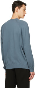Kenzo Blue Oversized Tiger Crest Sweater