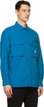Kenzo Blue Sport 'Little X' Over Shirt