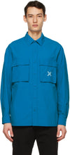 Kenzo Blue Sport 'Little X' Over Shirt - Kenzo Blue Sport 'Petit X' chemise - 켄조 블루 스포츠 '작은 x'셔츠 이상