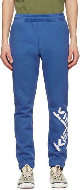 Kenzo Blue Sport Logo Lounge Pants - Pantalon Logo Blue Sport Kenzo Blue Sport - Kenzo 블루 스포츠 로고 라운지 바지