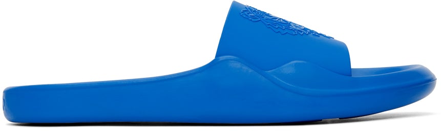 Kenzo Blue Tiger Pool Slides - Diapositives de la piscine Kenzo Blue Tiger - 켄조 블루 타이거 풀 슬라이드