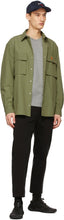Kenzo Green Poplin Casual Shirt