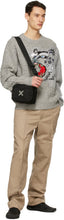 Kenzo Grey Kansai Yamamoto Edition Wool Embroidered Sweater