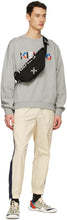 Kenzo Grey Oversized Logo Sweatshirt