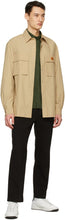 Kenzo Khaki Tiger Crest Shirt
