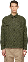 Kenzo Khaki Wave Shirt - Chemise de vague kenzo kaki - Kenzo 카키 웨이브 셔츠