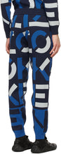 Kenzo Navy Jacquard Monogram Sport Lounge Pants