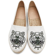 Kenzo Off-White Classic Tiger Espadrilles