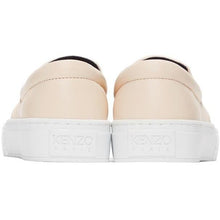 Kenzo Off-White Leather K-Skate Sneakers