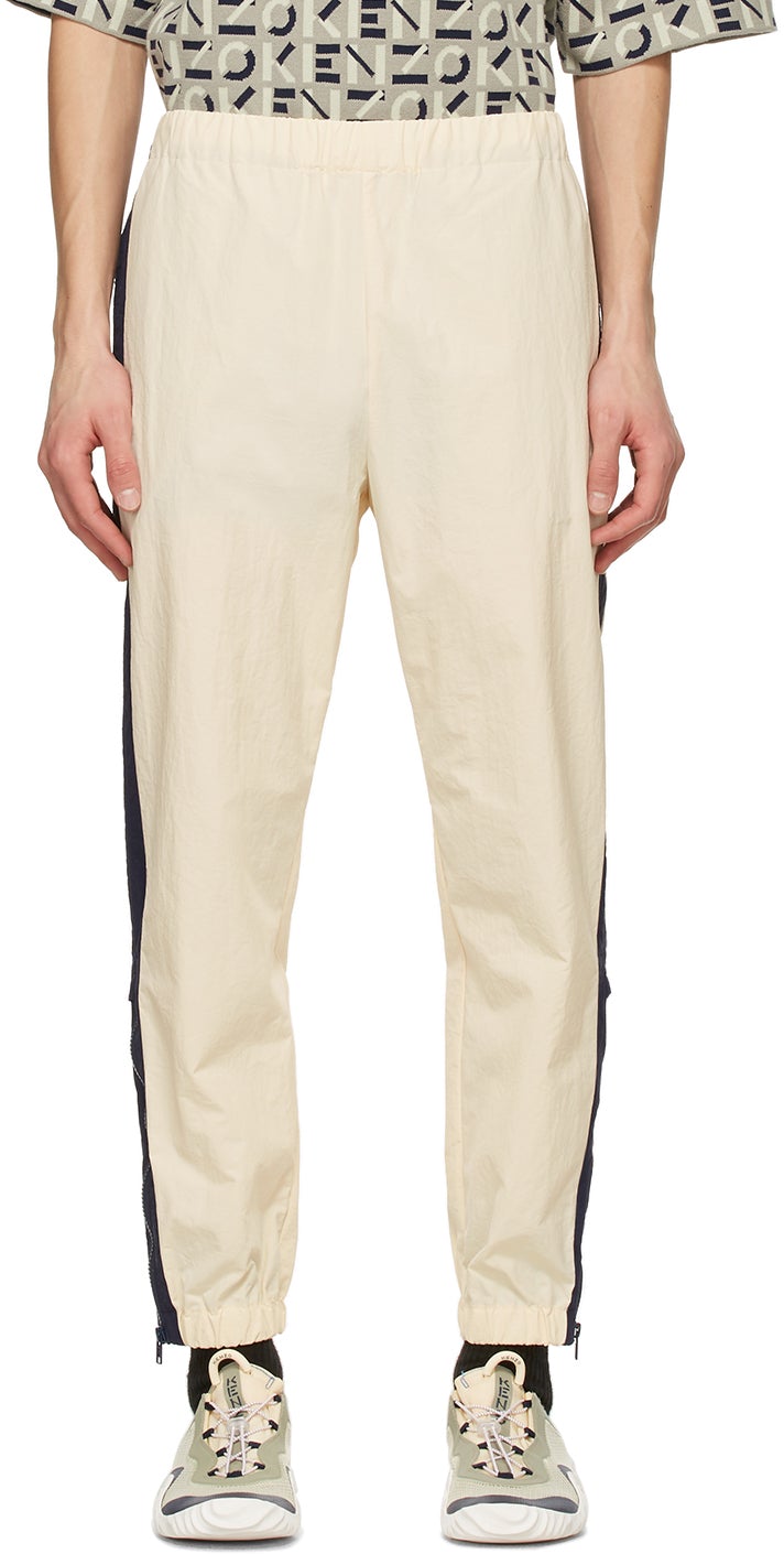 Kenzo Off-White Sport 'Little X' Lounge Pants - Kenzo Sport blanc Sport 'Petit X' Pantalon de salon - 켄조 오프 화이트 스포츠 '작은 x'라운지 바지