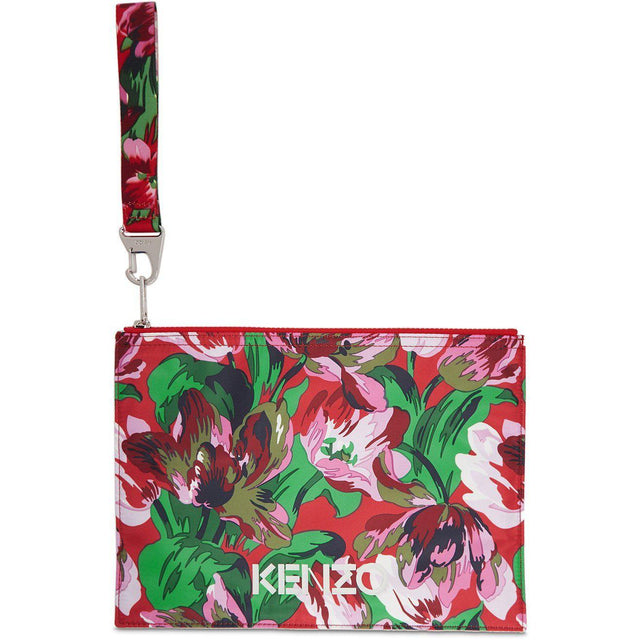 Kenzo Pink Vans Edition Floral Pouch