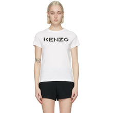 Kenzo White Classic Logo T-Shirt - Kenzo Blanc Classic Logo T-shirt - Kenzo 화이트 클래식 로고 티셔츠