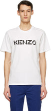 Kenzo White Logo T-Shirt - T-shirt de logo blanc Kenzo - 켄조 화이트 로고 티셔츠
