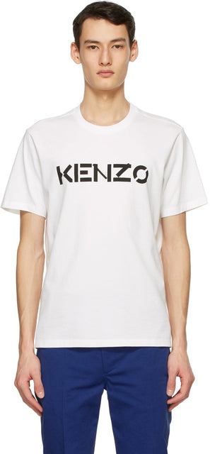 Kenzo White Logo T-Shirt - T-shirt de logo blanc Kenzo - 켄조 화이트 로고 티셔츠