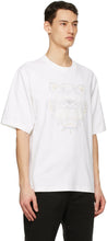 Kenzo White Oversized Gradient Tiger T-Shirt