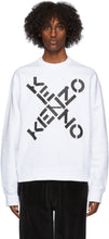 Kenzo White Sport Big X Sweatshirt - Kenzo White Sport Big X Sweat-shirt - 켄조 화이트 스포츠 빅 x 스웨터