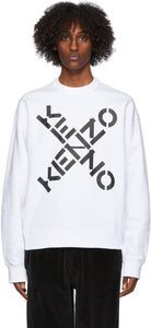 Kenzo White Sport Big X Sweatshirt - Kenzo White Sport Big X Sweat-shirt - 켄조 화이트 스포츠 빅 x 스웨터