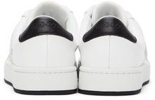 Kenzo White Velcro Kourt Scratch Sneakers