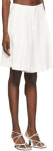 Khaite Off-White CrÃªpe 'The Isabelle' Shorts