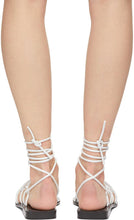 Khaite White 'The Lyon' Sandals