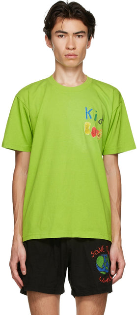 Kids Worldwide Green 'Kids Rule' T-Shirt - T-shirt Green 'Kids' Kids World Worldwide ' - 아이들 전세계 녹색 '아이들 규칙'티셔츠