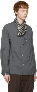 Kiko Kostadinov Grey Anthonis Pleated Shirt