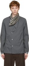 Kiko Kostadinov Grey Anthonis Pleated Shirt - Chemise plissée anthonis grise Kiko Kostadinov - Kiko Kostadinov 회색 Anthonis Pleated Shirt.