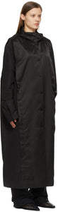 Kim Matin Black Paneled Coat
