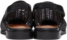 Kim Matin Black Sharp Edge Mules