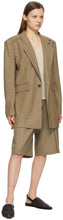 Kim Matin Brown Pleated Shorts