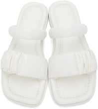 Kim Matin White Bold Strap Sandals