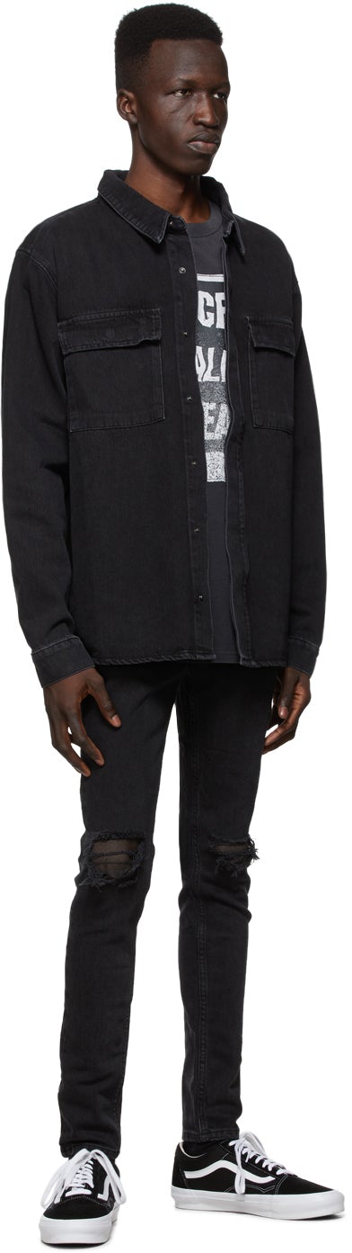 Ksubi Black Snakebite Shirt