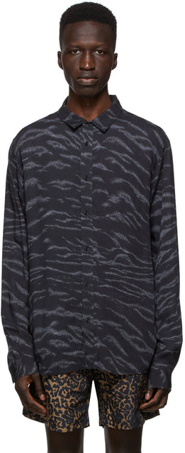 Ksubi Black Whip Shirt - Chemise de fouet noir ksubi - ksubi 검은 채찍 셔츠