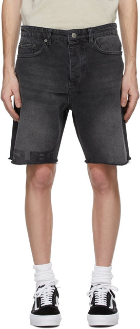 Ksubi Black Wolf Klash Shorts - Ksubi Black Wolf Klash Shorts - ksubi 검은 늑대 klash 반바지