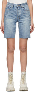 Ksubi Blue Brooklyn Shorts - Short Ksubi Blue Brooklyn - Ksubi Blue Brooklyn 반바지