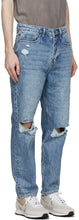 Ksubi Blue Bullet Vibez Trashed Jeans