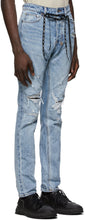 Ksubi Blue Chitch Distressed Jeans
