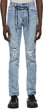 Ksubi Blue Chitch Distressed Jeans - Ksubi Blue Chitch Jeans en détresse - Ksubi 블루 chitch 고민 된 청바지