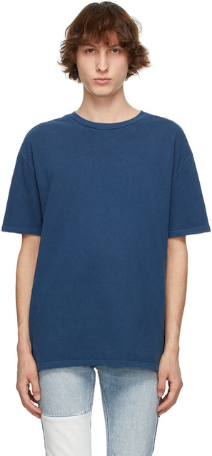 Ksubi Blue Cross Logo Biggie T-Shirt - Ksubi Blue Cross Logo Biggie T-shirt - Ksubi 블루 크로스 로고 Biggie T 셔츠