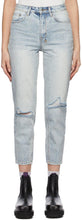 Ksubi Blue Slash Pointer Jeans - Ksubi Blue Slash Pointer Jean - Ksubi 블루 슬래시 포인터 청바지