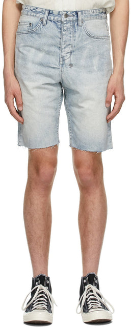 Ksubi Blue Wolf Shorts - Short de loup bleu ksubi bleu - Ksubi Blue Wolf Shorts.