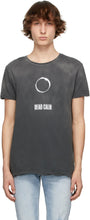 Ksubi Grey 'Calm' Seeing Lines T-Shirt - Ksubi gris 'CALM' VOIR LE T-shirt T-shirt - Ksubi Grey 'Calm'선 T 셔츠를 볼 수 있습니다.