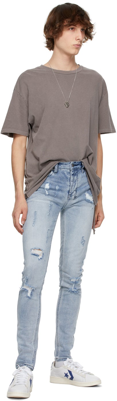 Ksubi Grey Cross Logo Biggie T-Shirt