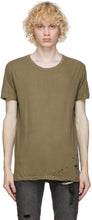 Ksubi Khaki Combat T-Shirt - T-shirt Ksubi Khaki Combat - ksubi 카키 전투 티셔츠