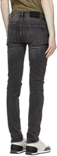Ksubi SSENSE Exclusive Black Trashed Van Winkle Angst Jeans