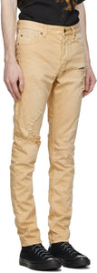 Ksubi Tan Chitch Trashed Jeans