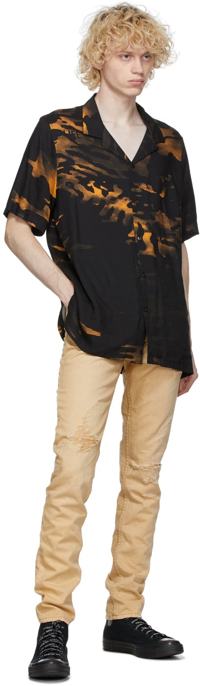 Ksubi Tan Chitch Trashed Jeans