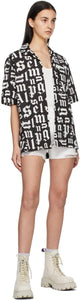 Ksubi White Racer Trashed Shorts